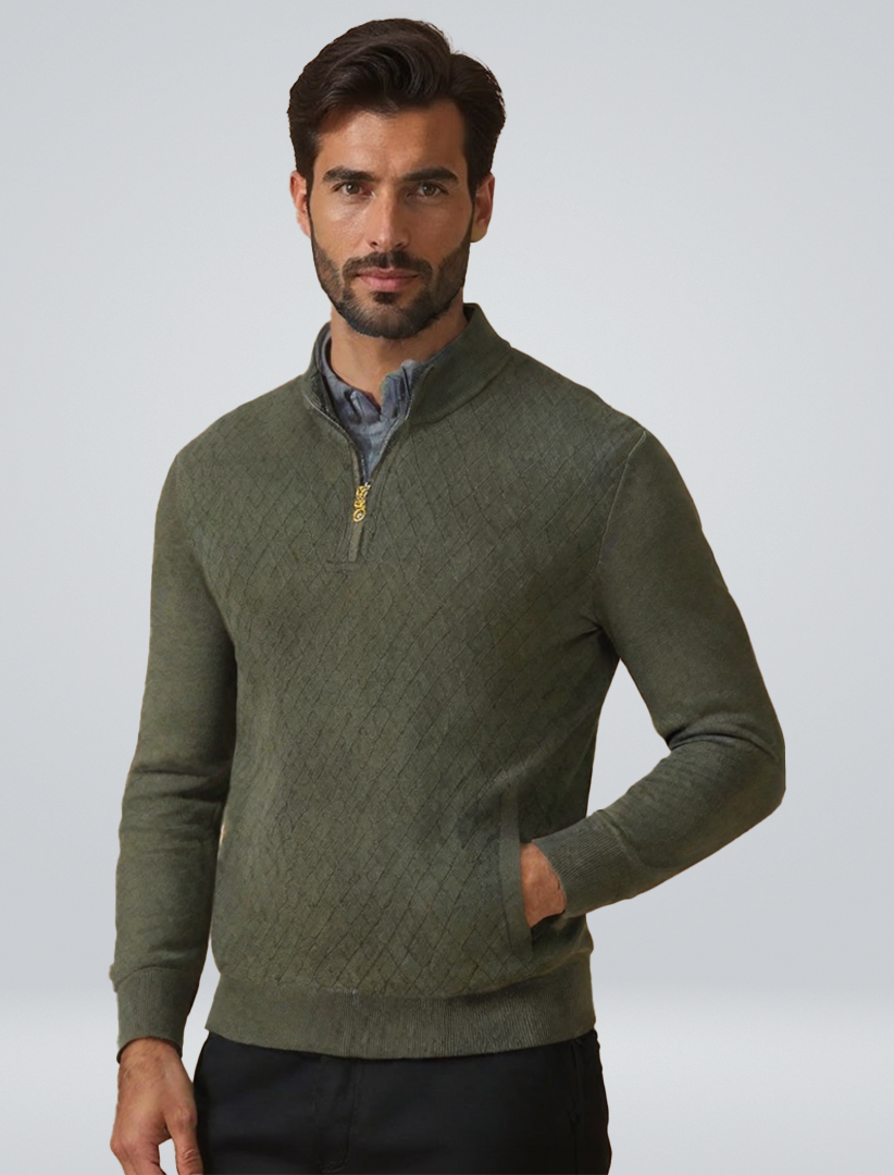 Men's Black Jumper - Stylish Knitwear for Versatile Layering