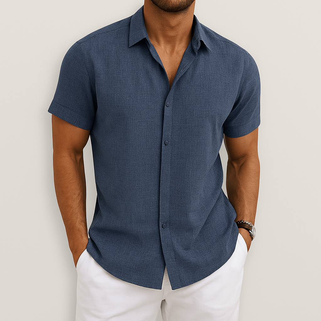 Men's Breathable Short-Sleeved T-Shirt for Casual Style