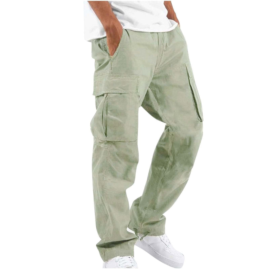 Men's Cargo Pants - Casual Fit Trousers with Functional Pockets