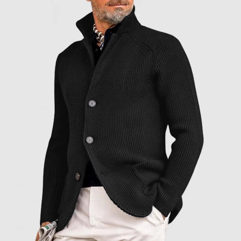 Men's Elegant Knit Jacket for Casual and Formal Wear