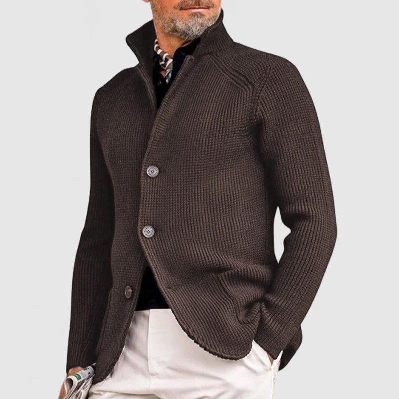 Men's Elegant Knit Jacket for Casual and Formal Wear