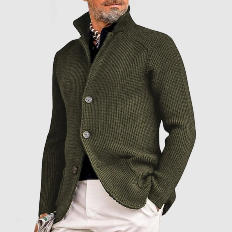 Men's Elegant Knit Jacket for Casual and Formal Wear