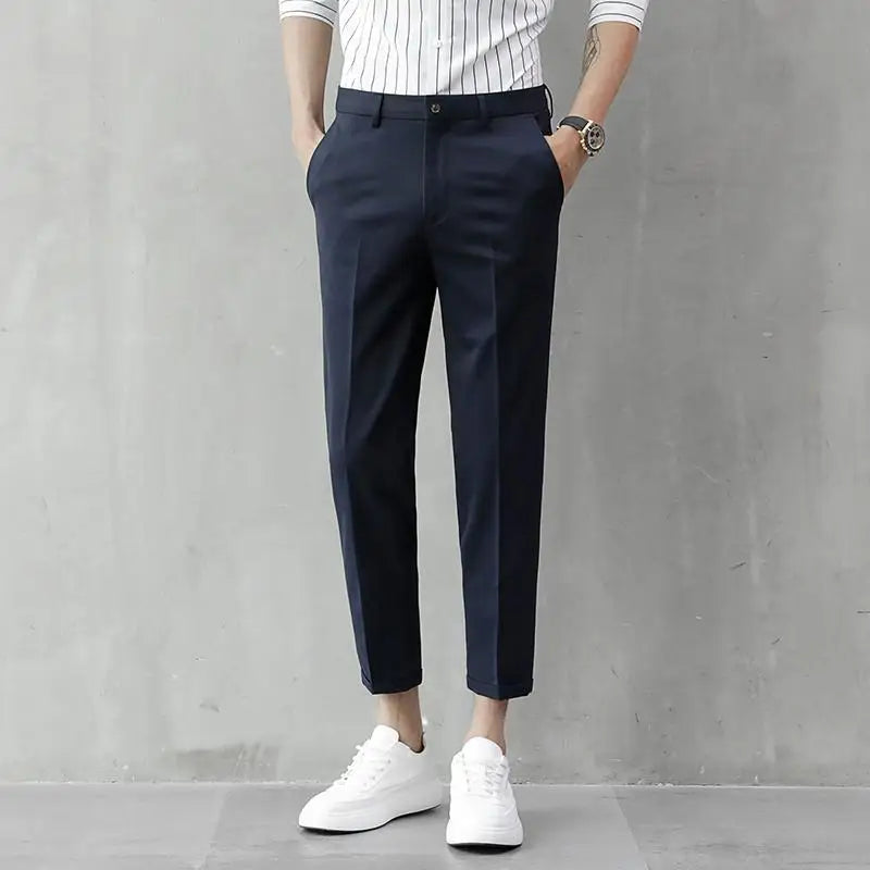 Men's Elegant Trousers with Timeless Design