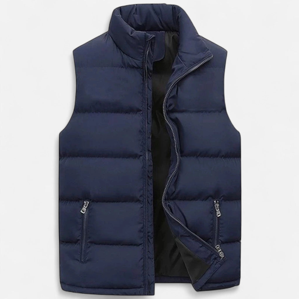 Men's Lightweight Padded Vest for Layering and Daily Use