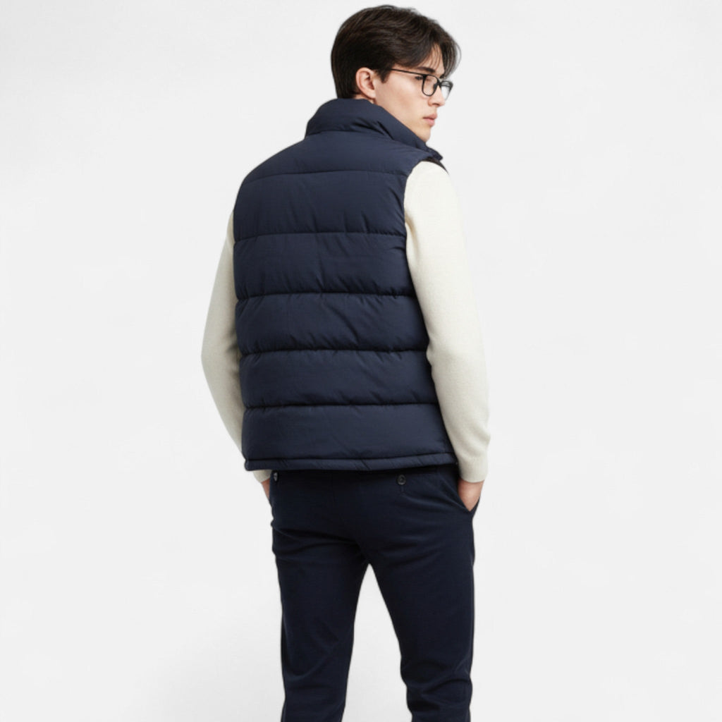 Men's Lightweight Padded Vest for Layering and Daily Use