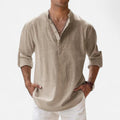 Men's Casual Linen Beach Shirt