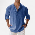 Men's Casual Linen Beach Shirt
