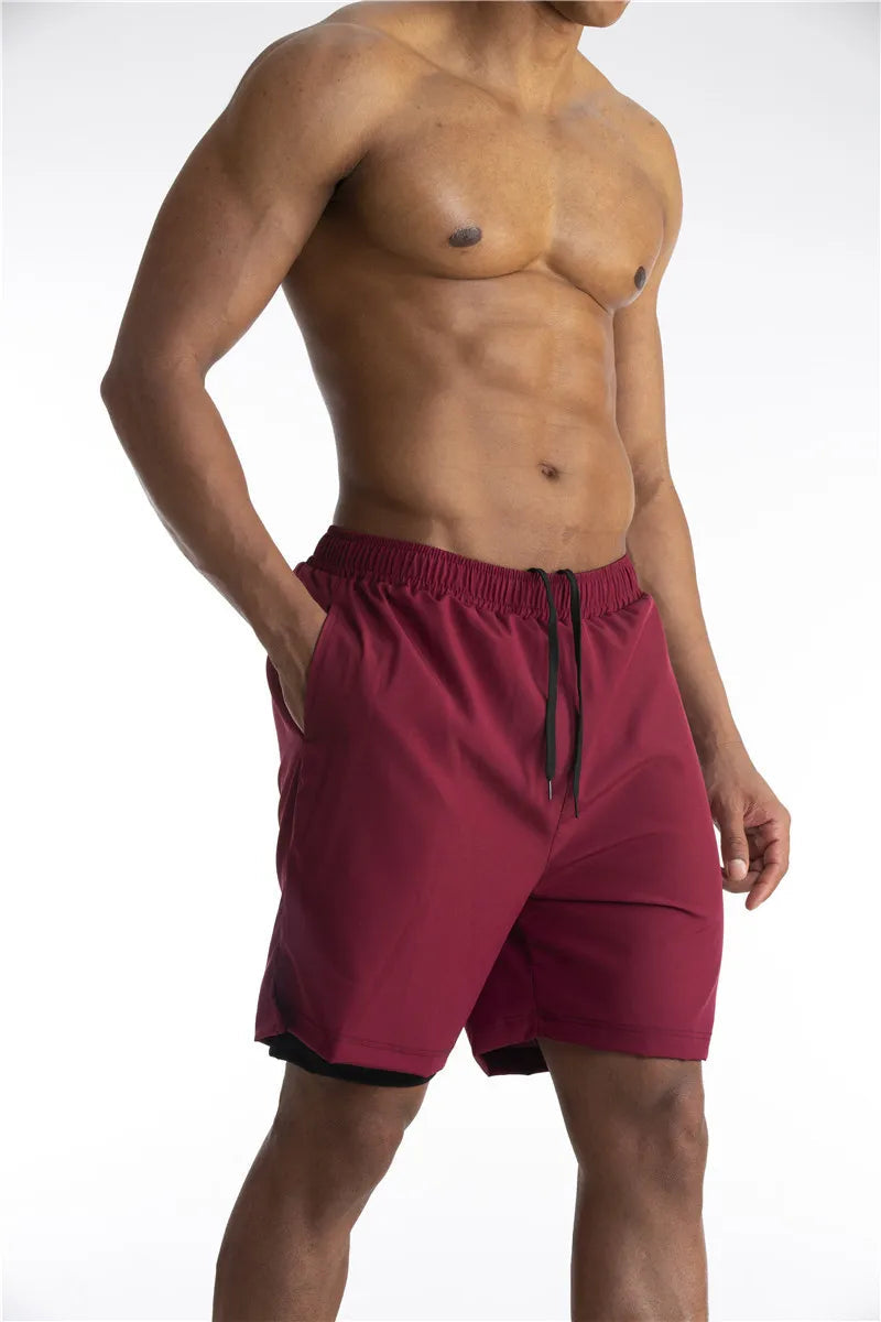 Men's Running Shorts with Phone Pocket for Gym and Workouts