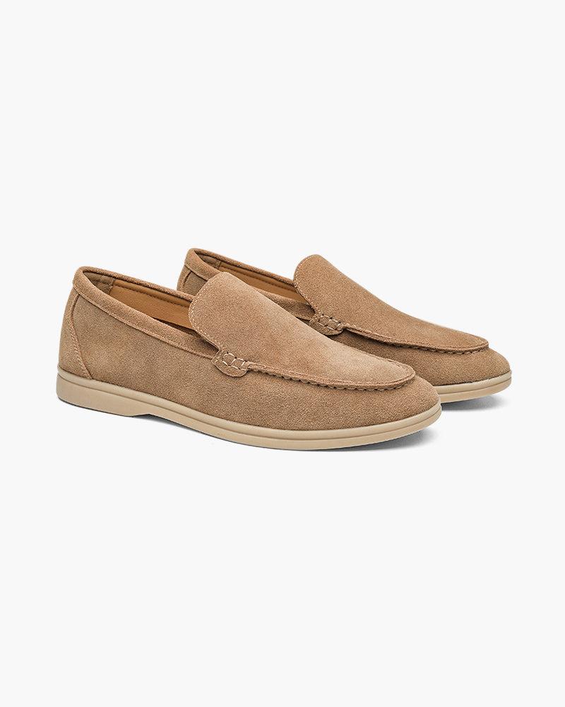 Men's Suede Loafers - Classic Comfort for Everyday Wear
