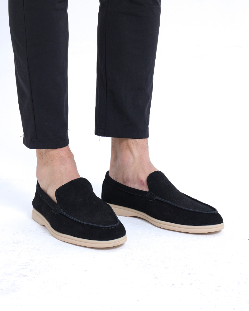Men's Suede Loafers - Classic Comfort for Everyday Wear