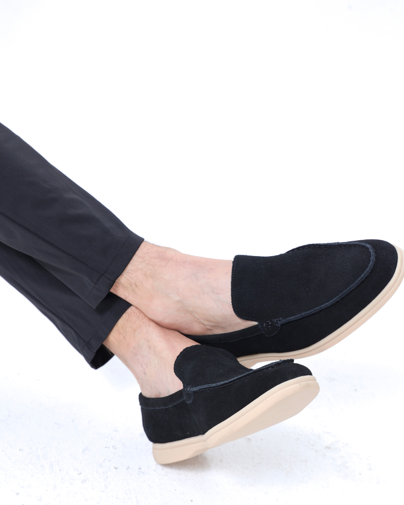Men's Suede Loafers - Classic Comfort for Everyday Wear