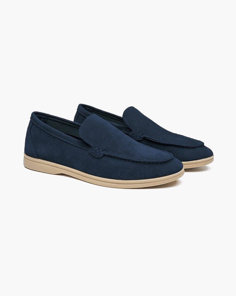 Men's Suede Loafers - Classic Comfort for Everyday Wear