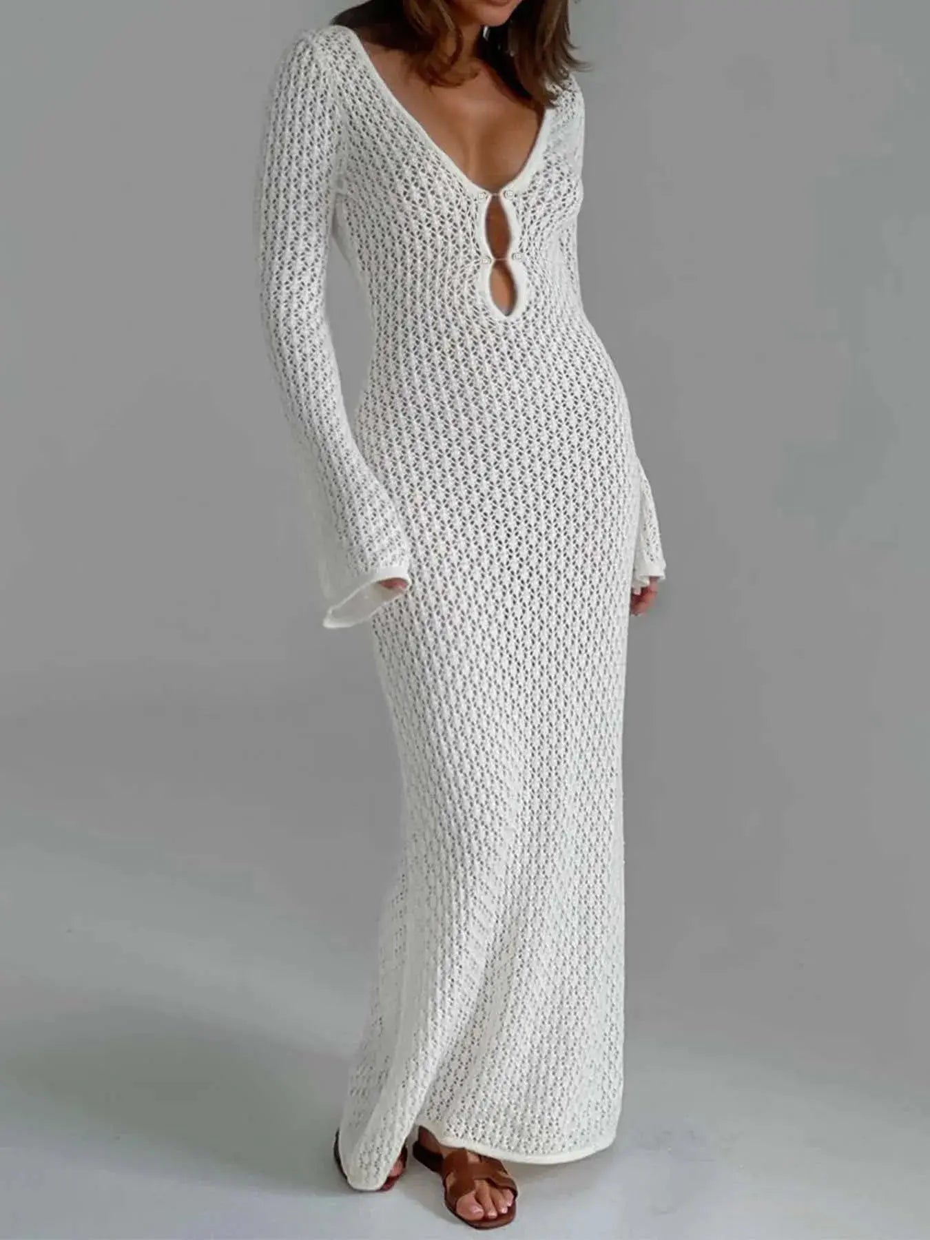 Women's Crochet Summer Maxi Dress