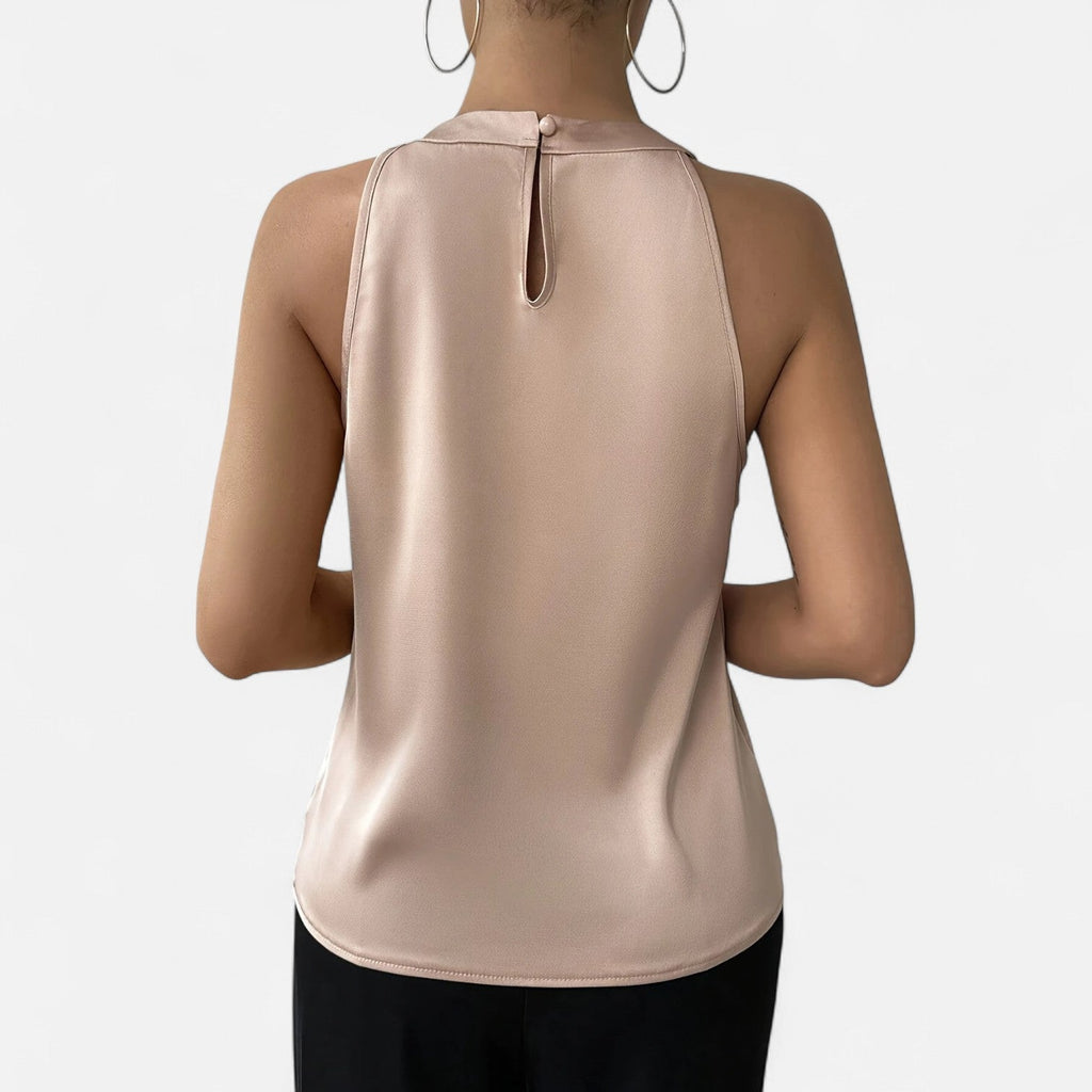 Women's Elegant Draped Tank Top