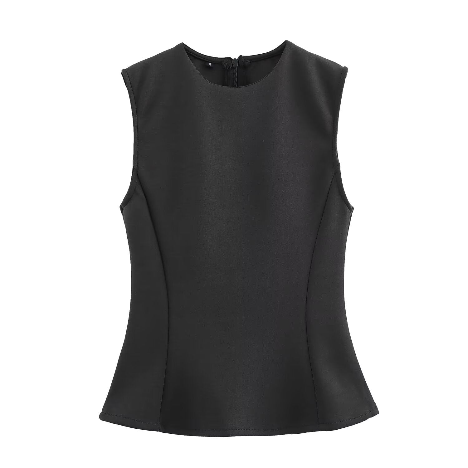 Women's Elegant Peplum Top with Structured Fit