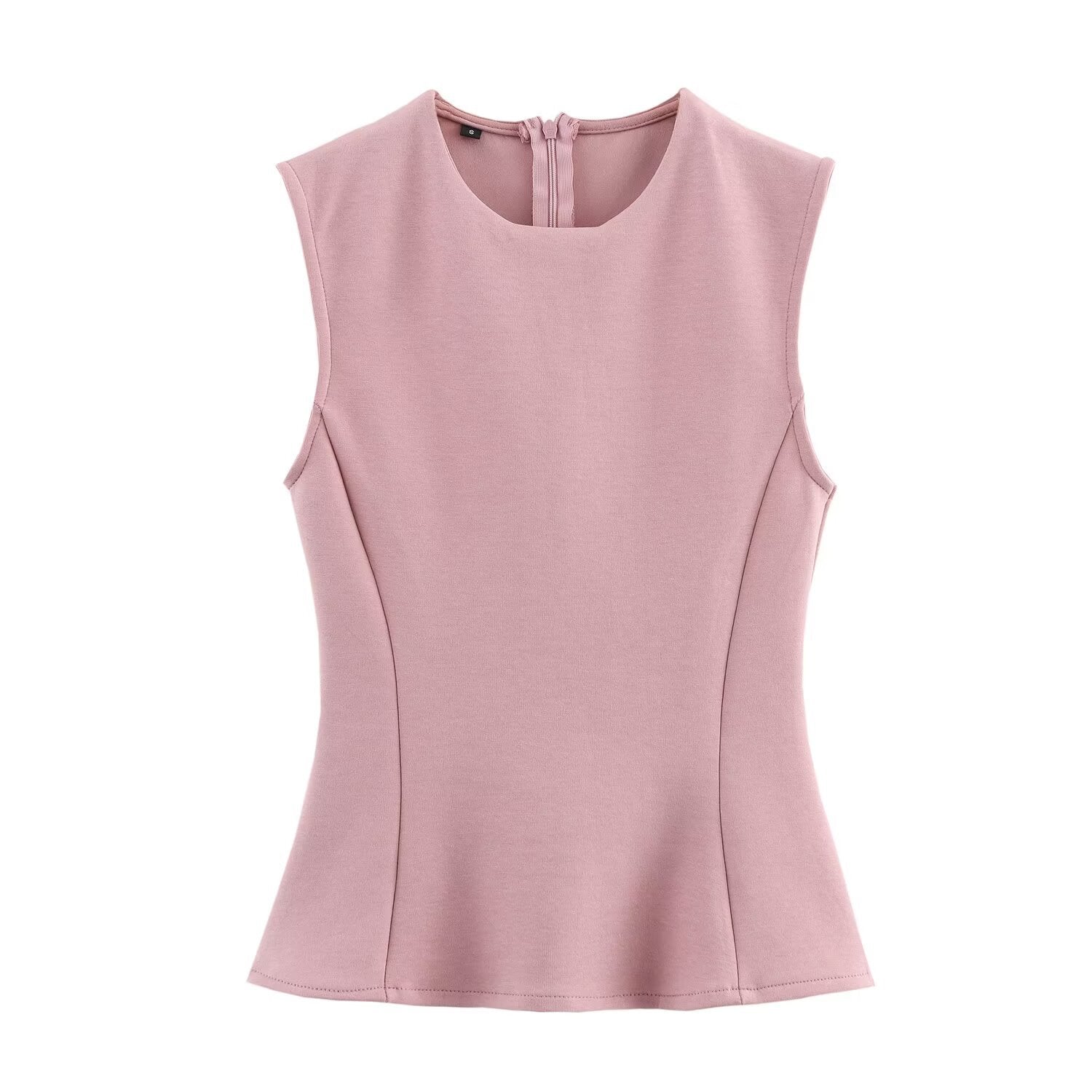 Women's Elegant Peplum Top with Structured Fit