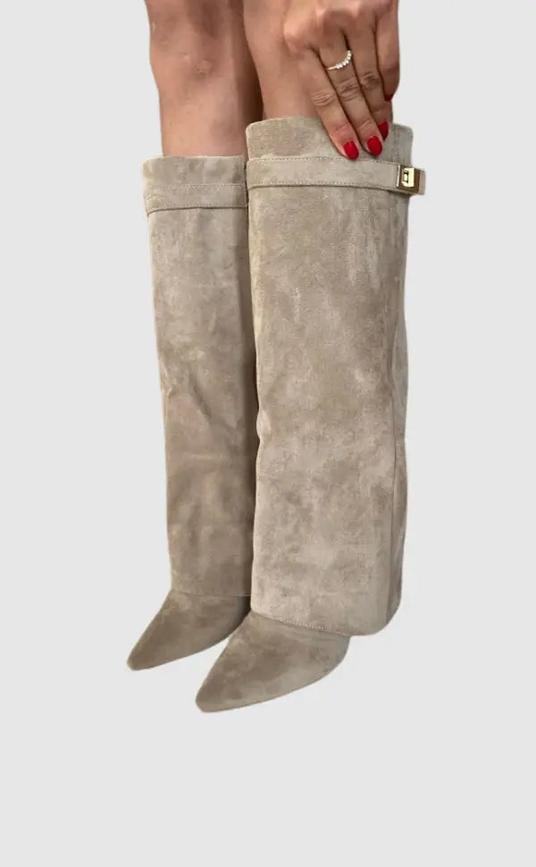 Womens Knee High Elegant Boots