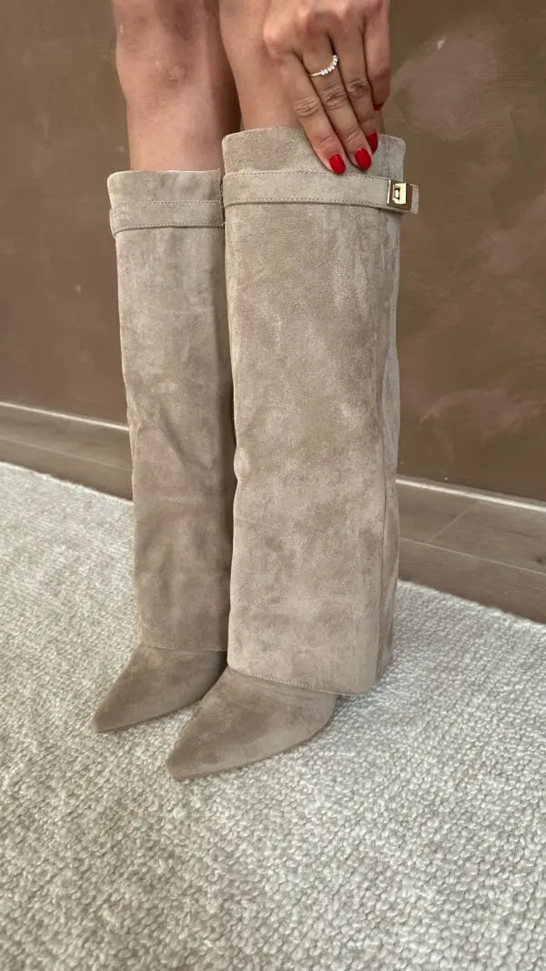 Womens Knee High Elegant Boots