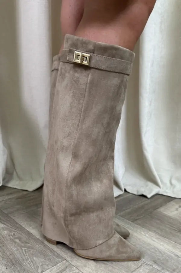 Womens Knee High Elegant Boots