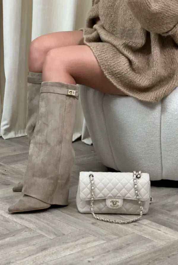 Womens Knee High Elegant Boots