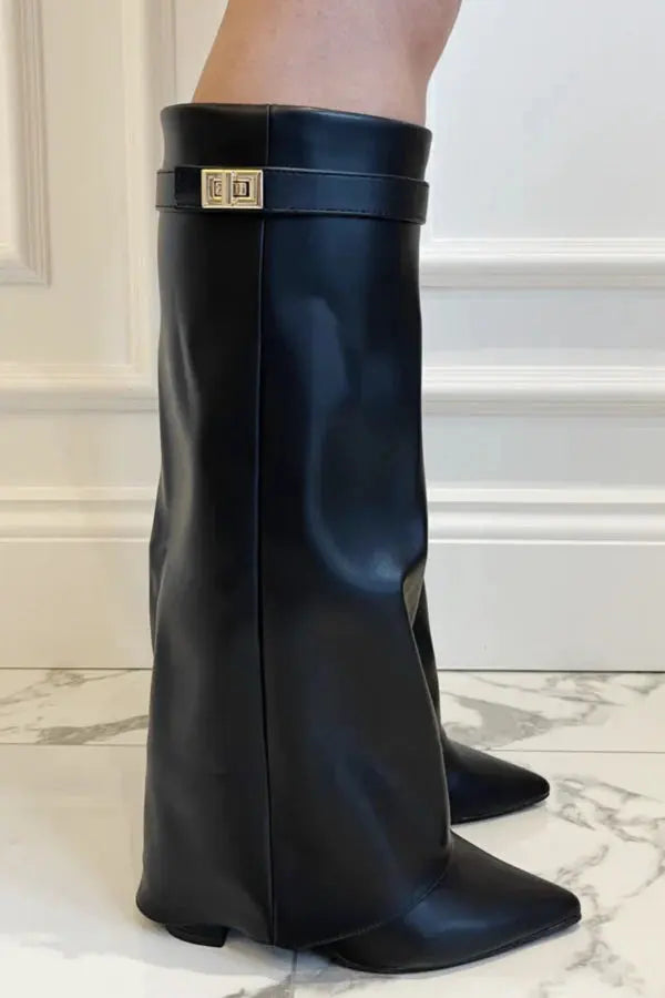 Womens Knee High Elegant Boots