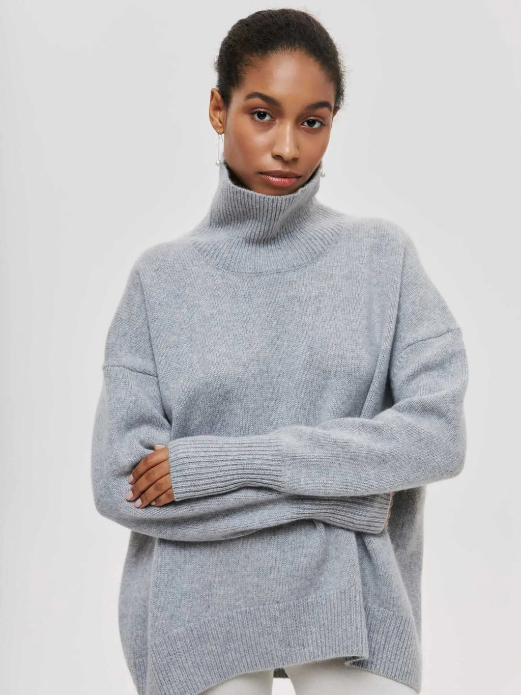 Women's Knitted Turtleneck Sweater