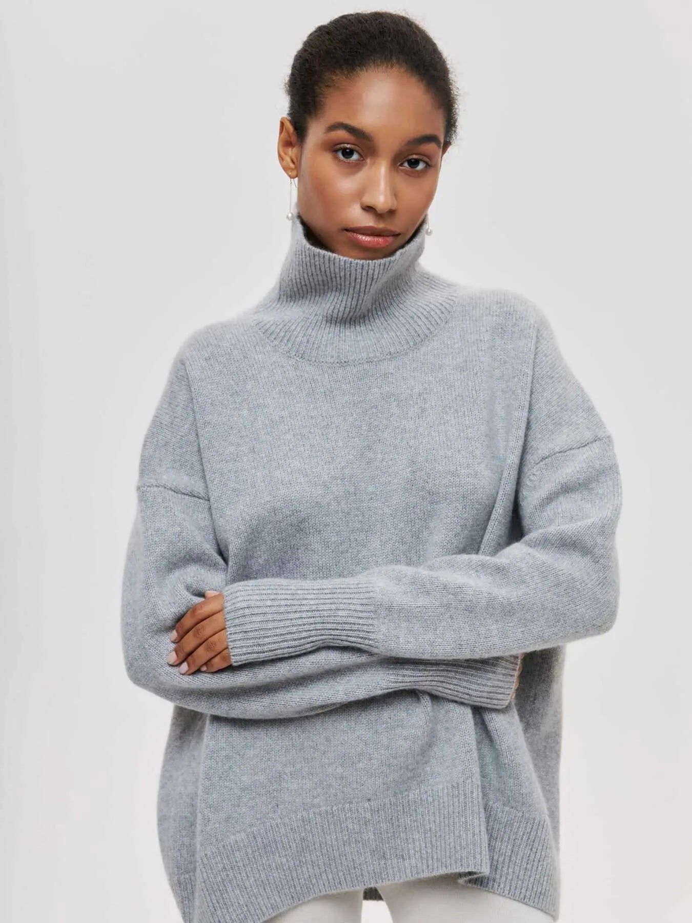 Women's Knitted Turtleneck Sweater