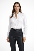 Women's Long Sleeve V Neck Blouse