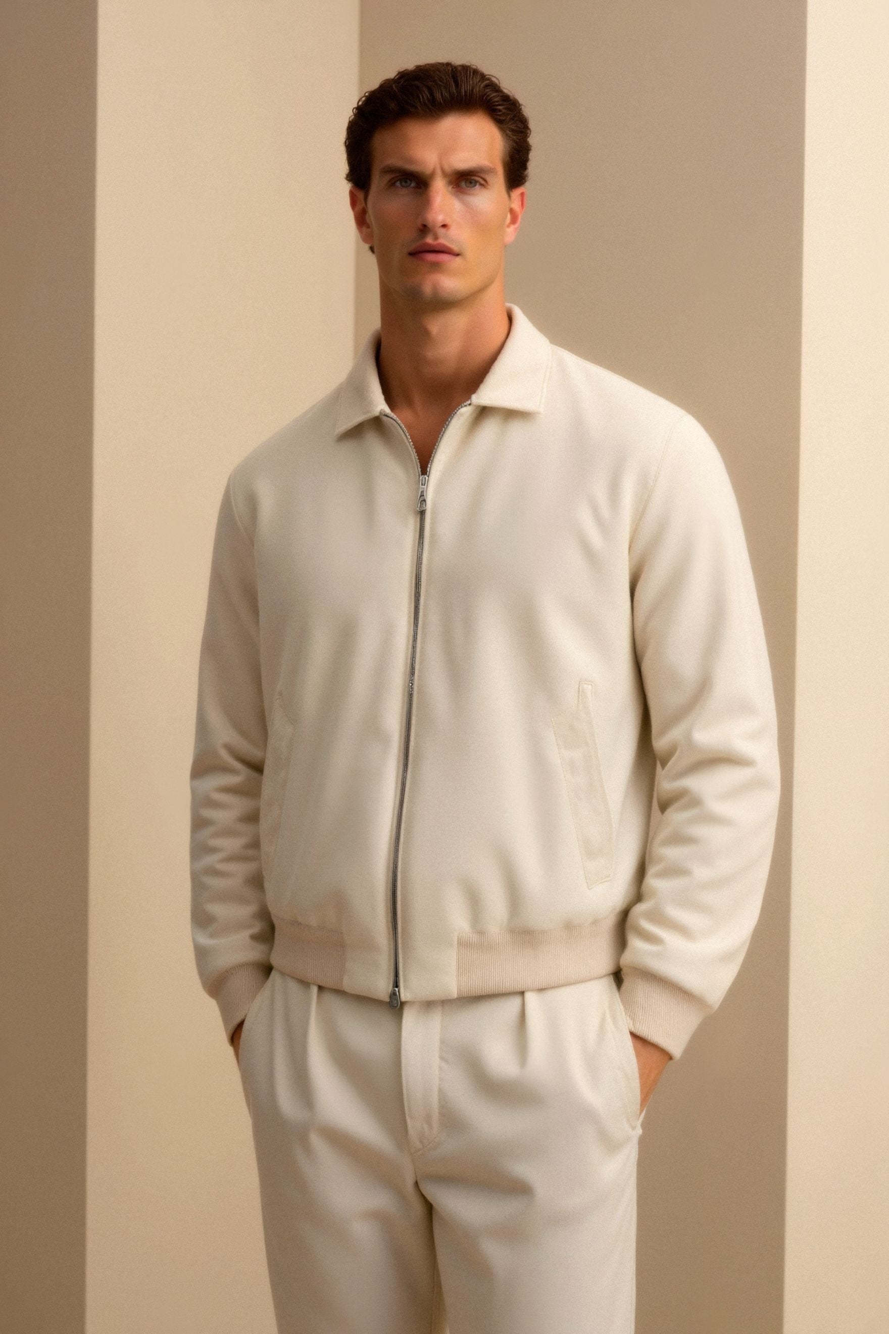 Men's Minimalist Bomber Jacket