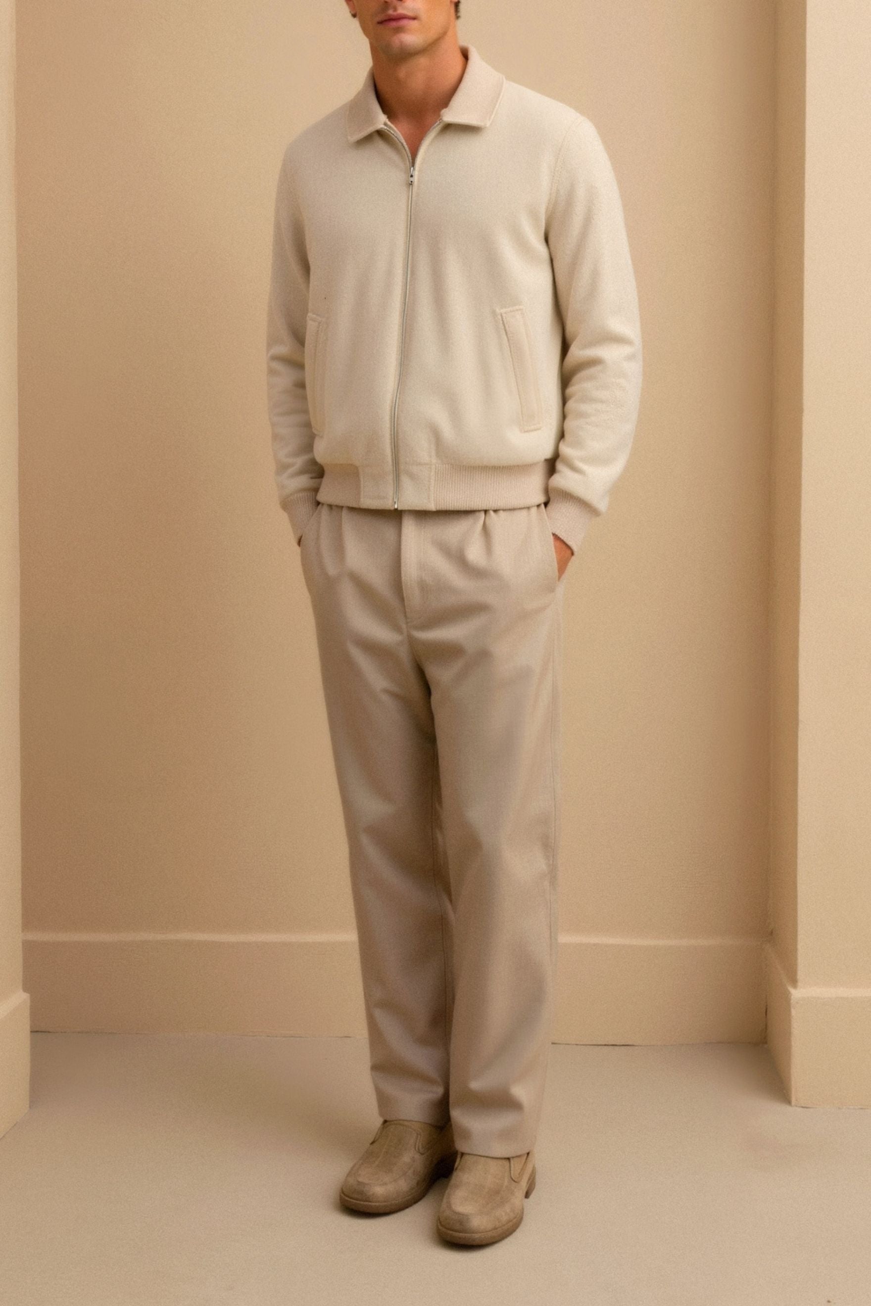 Men's Minimalist Bomber Jacket