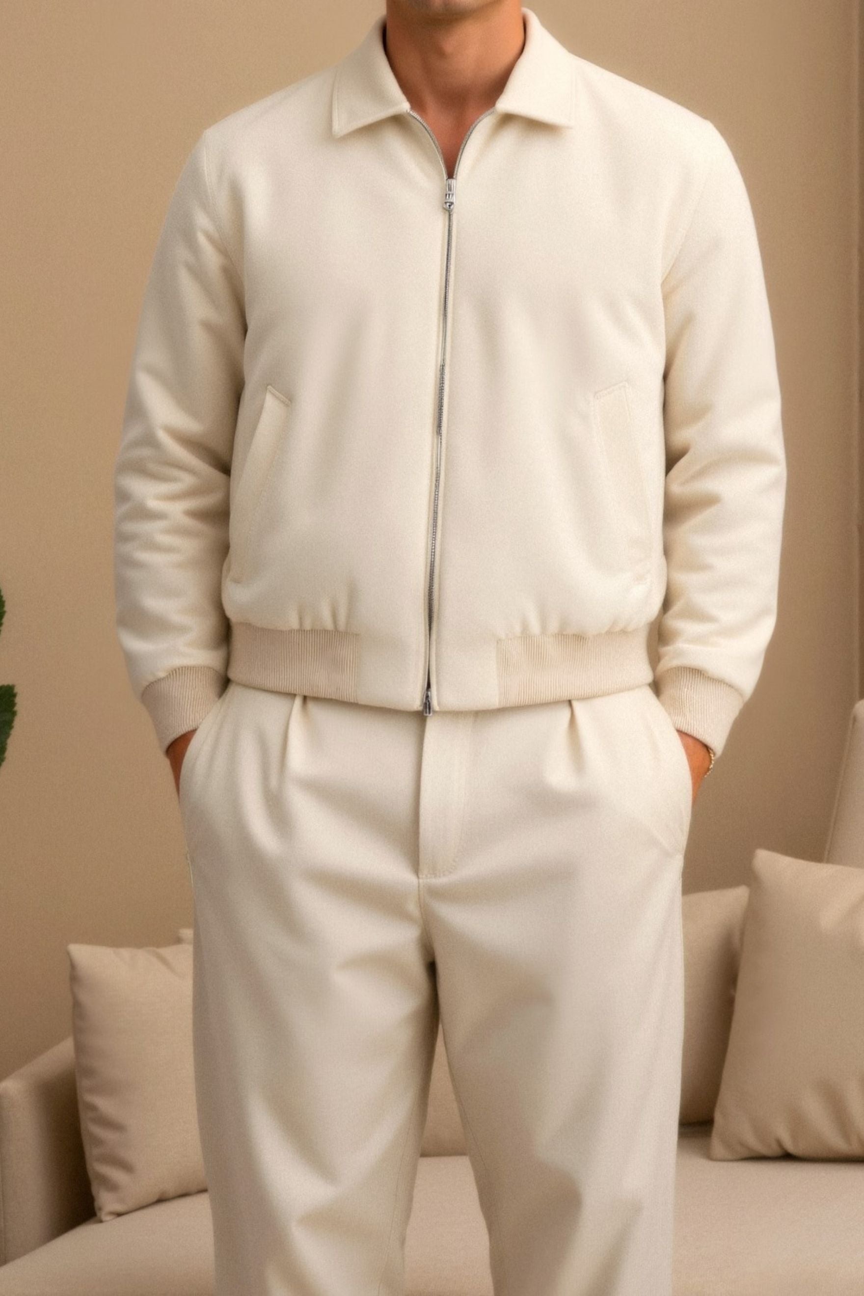 Men's Minimalist Bomber Jacket