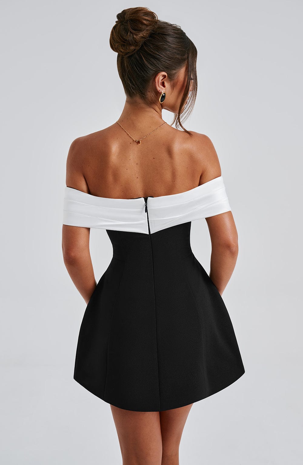 Women's Off-the-Shoulder Mini Cocktail Dress
