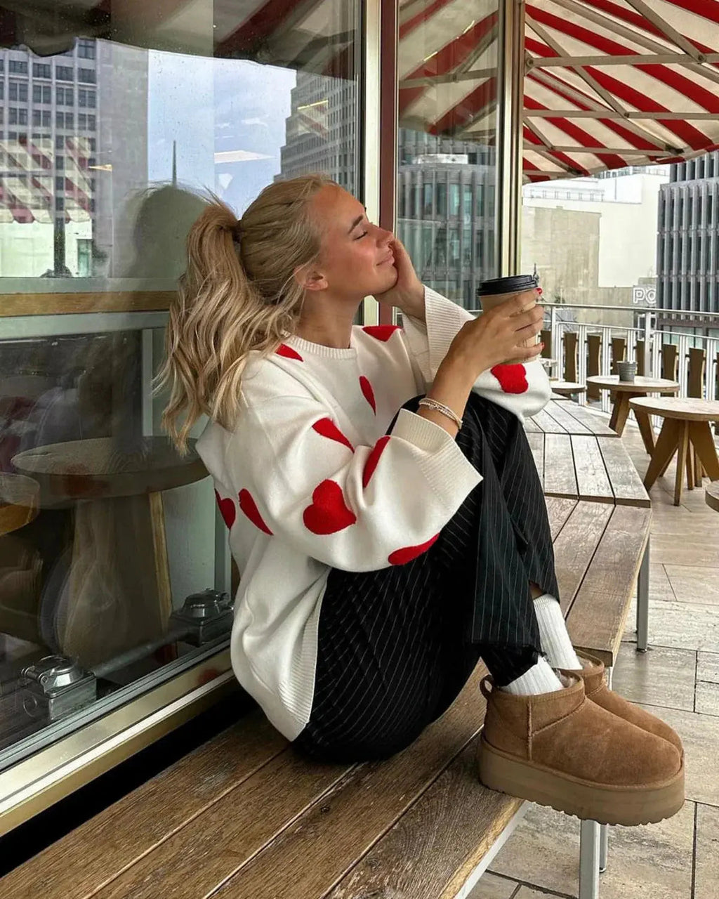 Women's Oversized Sweater for Fall and Winter