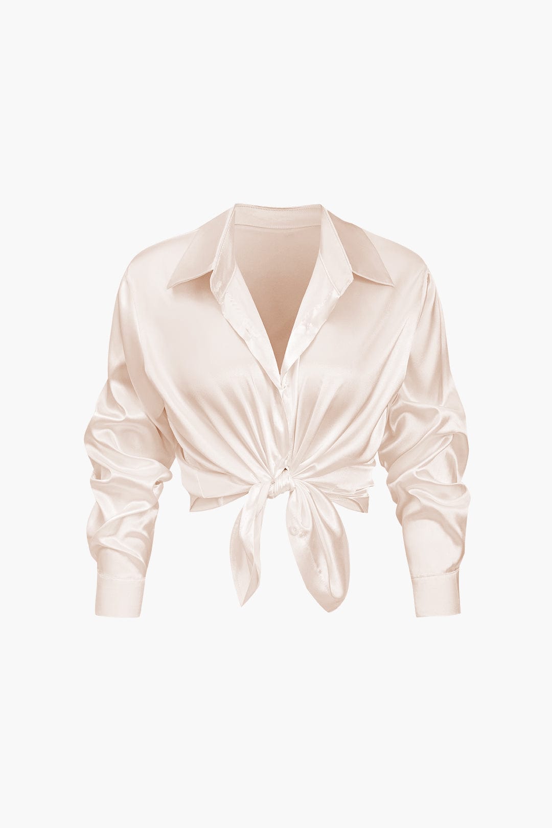 Women's Silk Long Sleeve Blouse for Elegant Style
