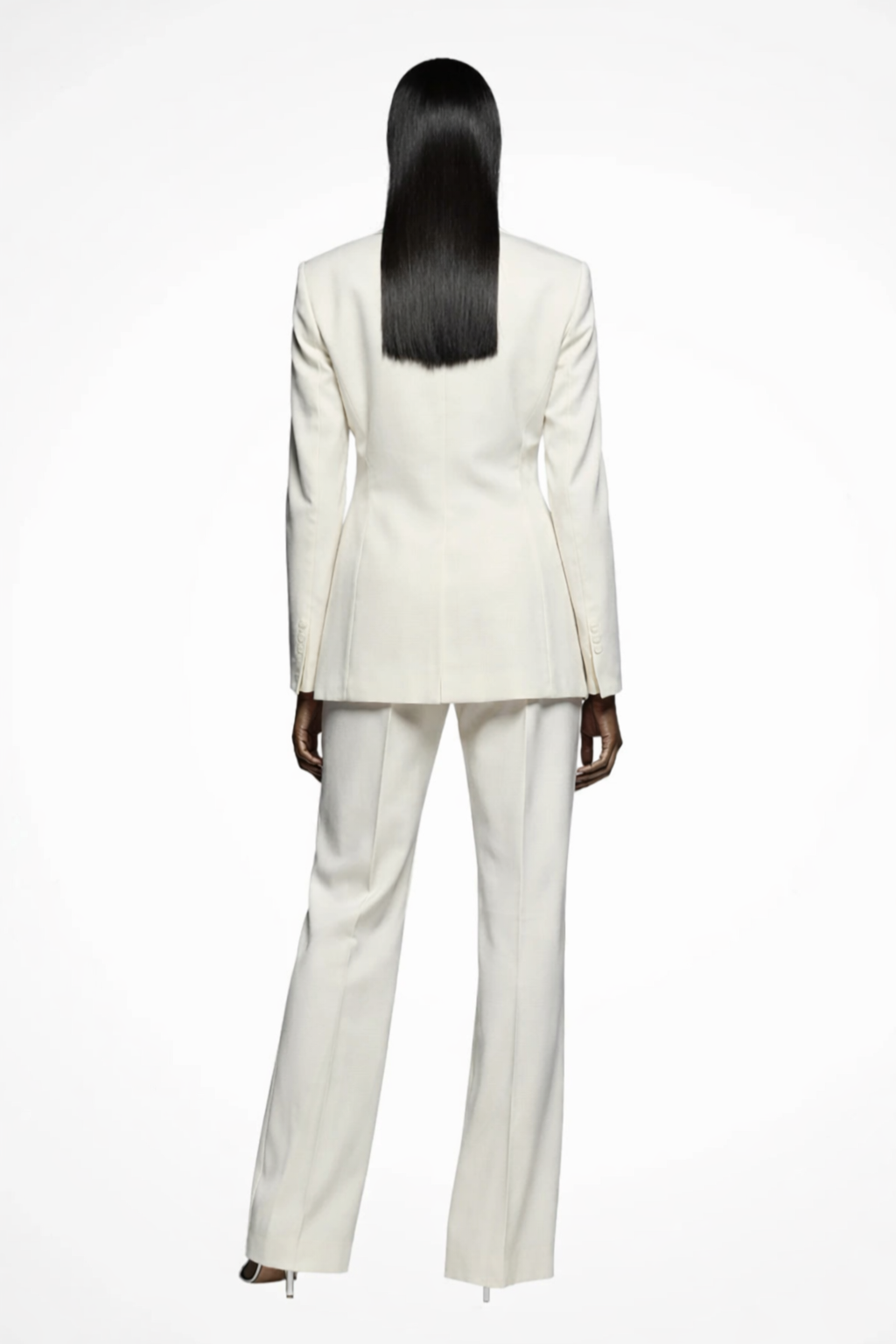 Women's Suit Blazer and Wide Leg Trousers Set