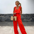 Women's Wide Leg Jumpsuit for Summer Elegance