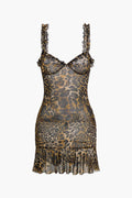 Women's Wild Leo Print Mini Dress