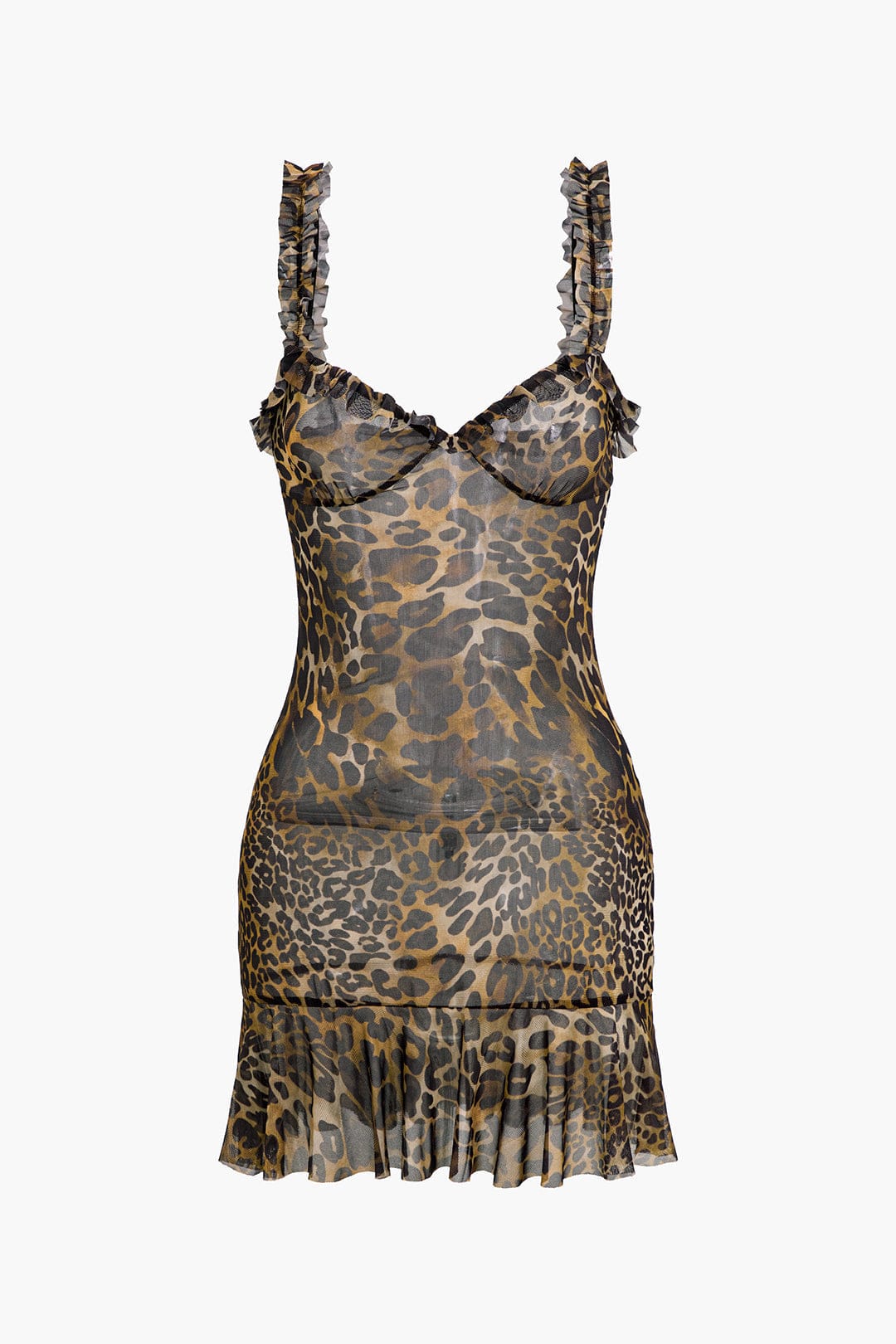 Women's Wild Leo Print Mini Dress