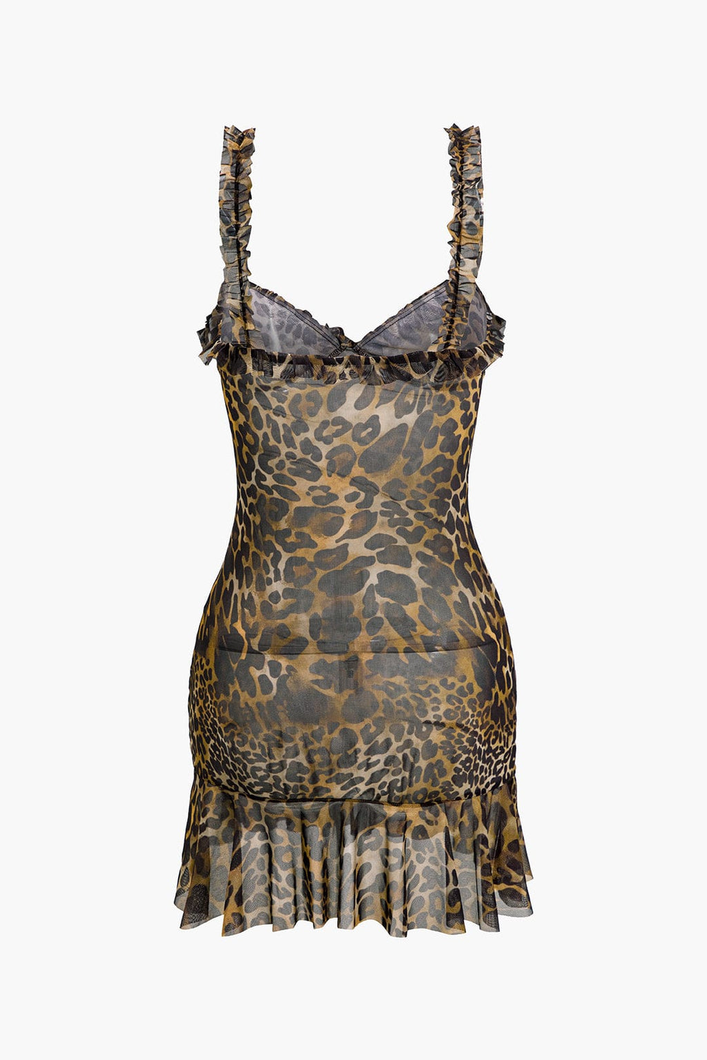 Women's Wild Leo Print Mini Dress