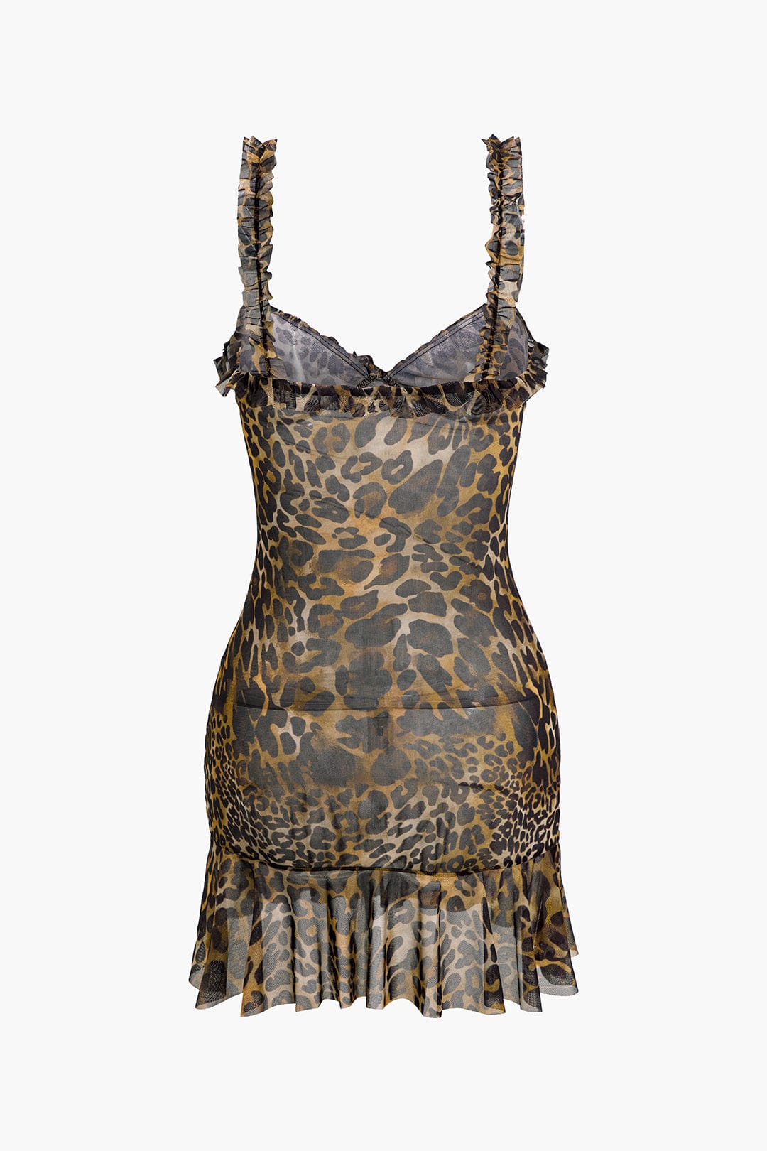 Women's Wild Leo Print Mini Dress