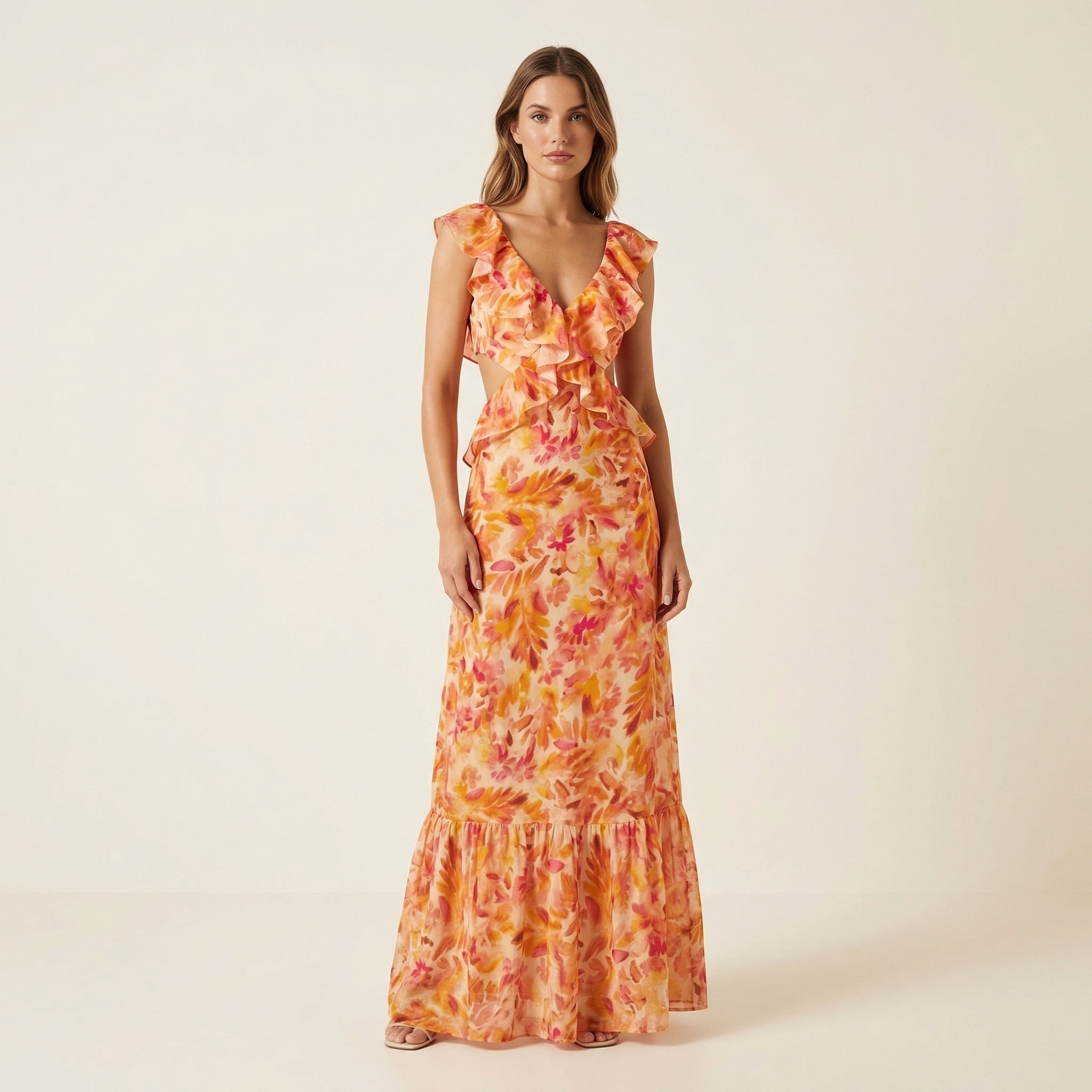 Women's Floral Maxi Dress