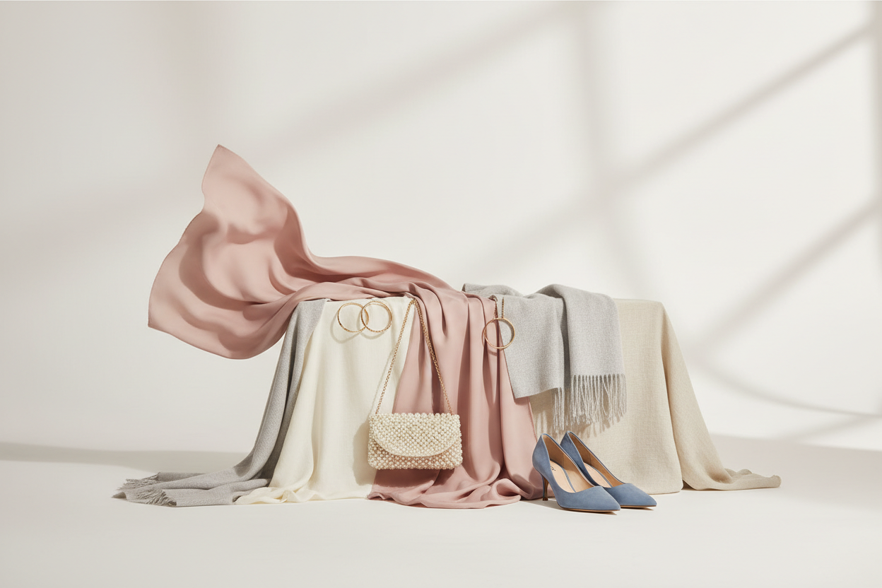 vrouwelijke kleding en dit is dan een foto die boven de producten komt te staan met tekst female erover heen